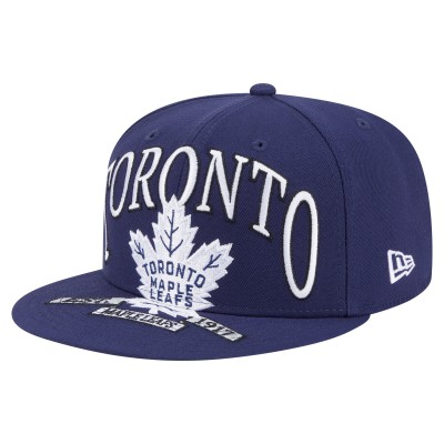 Бейсболка Toronto Maple Leafs New Era Navy Oversized Vintage Arch 59Fifty