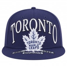 Бейсболка Toronto Maple Leafs New Era Navy Oversized Vintage Arch 59Fifty