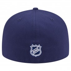 Бейсболка Toronto Maple Leafs New Era Navy Oversized Vintage Arch 59Fifty