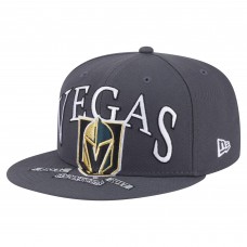 Бейсболка Vegas Golden Knights New Era Gray Oversized Vintage Arch 59Fifty
