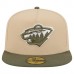 Бейсболка Minnesota Wild New Era Tan/Olive Color Pack Two-Tone 59FIFTY A-Frame