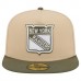 Бейсболка New York Rangers New Era Tan/Olive Color Pack Two-Tone 59FIFTY A-Frame