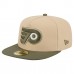 Бейсболка Philadelphia Flyers New Era Tan/Olive Color Pack Two-Tone 59FIFTY A-Frame