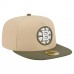 Бейсболка Boston Bruins New Era Tan/Olive Color Pack Two-Tone 59FIFTY A-Frame