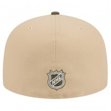Бейсболка Boston Bruins New Era Tan/Olive Color Pack Two-Tone 59FIFTY A-Frame