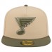 Бейсболка St. Louis Blues New Era Tan/Olive Color Pack Two-Tone 59FIFTY A-Frame