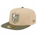 Бейсболка Vegas Golden Knights New Era Tan/Olive Color Pack Two-Tone 59FIFTY A-Frame
