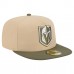 Бейсболка Vegas Golden Knights New Era Tan/Olive Color Pack Two-Tone 59FIFTY A-Frame