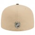 Бейсболка Anaheim Ducks New Era Tan/Olive Color Pack Two-Tone 59FIFTY A-Frame