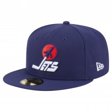 Бейсболка Winnipeg Jets New Era Navy Deceptor 59FIFTY