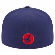 Бейсболка Winnipeg Jets New Era Navy Deceptor 59FIFTY