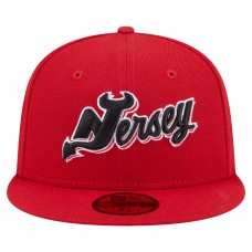 Бейсболка New Jersey Devils New Era Red Deceptor 59FIFTY