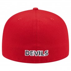 Бейсболка New Jersey Devils New Era Red Deceptor 59FIFTY