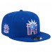 Бейсболка New York Rangers New Era Blue Deceptor 59FIFTY Бейсболка New York Rangers New Era Blue Deceptor 59FIFTY