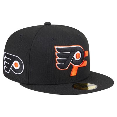 Бейсболка Philadelphia Flyers New Era Black Deceptor 59FIFTY
