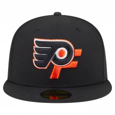 Бейсболка Philadelphia Flyers New Era Black Deceptor 59FIFTY