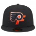 Бейсболка Philadelphia Flyers New Era Black Deceptor 59FIFTY