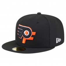 Бейсболка Philadelphia Flyers New Era Black Deceptor 59FIFTY