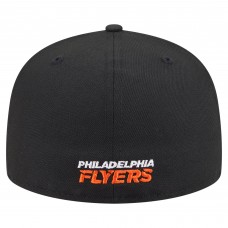 Бейсболка Philadelphia Flyers New Era Black Deceptor 59FIFTY