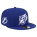 Бейсболка Tampa Bay Lightning New Era Navy Deceptor 59FIFTY