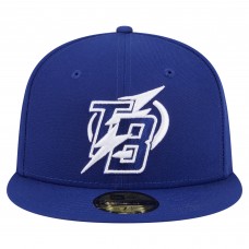 Бейсболка Tampa Bay Lightning New Era Navy Deceptor 59FIFTY