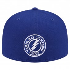 Бейсболка Tampa Bay Lightning New Era Navy Deceptor 59FIFTY