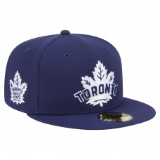 Бейсболка Toronto Maple Leafs New Era Navy Deceptor 59FIFTY