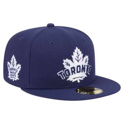 Бейсболка Toronto Maple Leafs New Era Navy Deceptor 59FIFTY