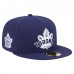 Бейсболка Toronto Maple Leafs New Era Navy Deceptor 59FIFTY