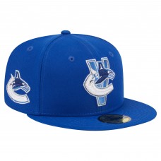 Бейсболка Vancouver Canucks New Era Blue Deceptor 59FIFTY