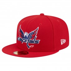 Бейсболка Washington Capitals New Era Red Deceptor 59FIFTY