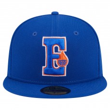 Бейсболка Edmonton Oilers New Era Royal Deceptor 59FIFTY