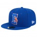 Бейсболка Edmonton Oilers New Era Royal Deceptor 59FIFTY