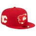 Бейсболка Calgary Flames New Era Red Deceptor 59FIFTY