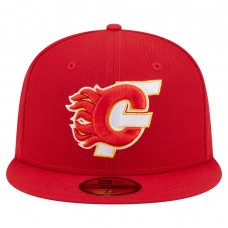 Бейсболка Calgary Flames New Era Red Deceptor 59FIFTY