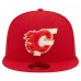 Бейсболка Calgary Flames New Era Red Deceptor 59FIFTY