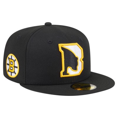 Бейсболка Boston Bruins New Era Black Deceptor 59FIFTY
