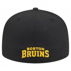 Бейсболка Boston Bruins New Era Black Deceptor 59FIFTY