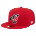 Бейсболка Carolina Hurricanes New Era Red Deceptor 59FIFTY
