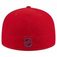 Бейсболка Washington Capitals New Era White/Red Repeat Two-Tone 59FIFTY