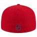 Бейсболка Washington Capitals New Era White/Red Repeat Two-Tone 59FIFTY