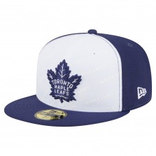 Бейсболка Toronto Maple Leafs New Era White/Blue Repeat Two-Tone 59FIFTY