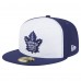 Бейсболка Toronto Maple Leafs New Era White/Blue Repeat Two-Tone 59FIFTY