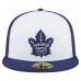 Бейсболка Toronto Maple Leafs New Era White/Blue Repeat Two-Tone 59FIFTY