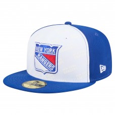 Бейсболка New York Rangers New Era White/Blue Repeat Two-Tone 59FIFTY Бейсболка New York Rangers New Era White/Blue Repeat Two-Tone 59FIFTY