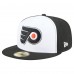 Бейсболка Philadelphia Flyers New Era White/Black Repeat Two-Tone 59FIFTY
