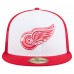 Бейсболка Detroit Red Wings New Era White/Red Repeat Two-Tone 59FIFTY