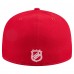 Бейсболка Detroit Red Wings New Era White/Red Repeat Two-Tone 59FIFTY