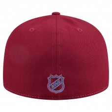 Бейсболка Colorado Avalanche New Era White/Burgundy Repeat Two-Tone 59FIFTY