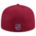 Бейсболка Colorado Avalanche New Era White/Burgundy Repeat Two-Tone 59FIFTY